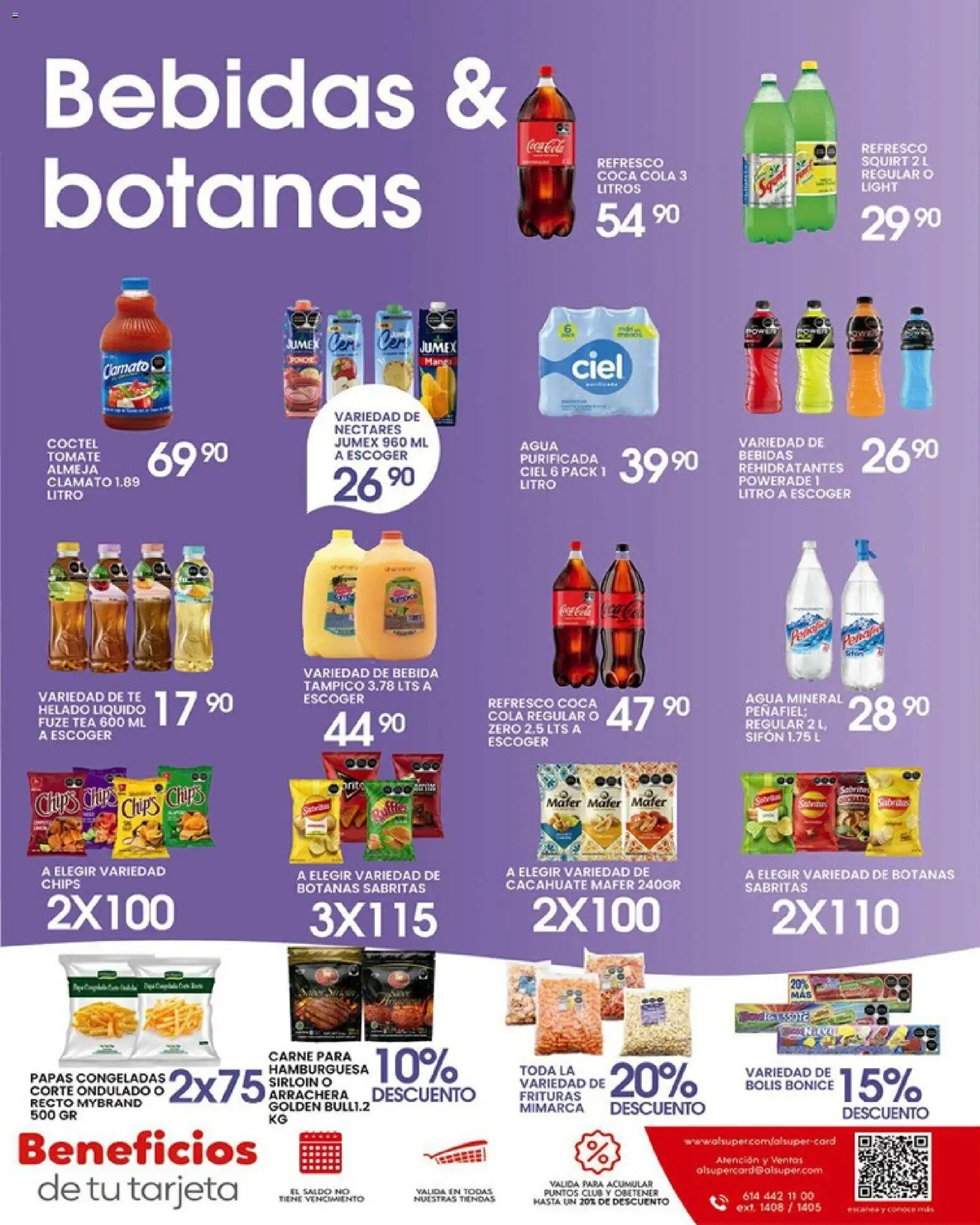 Nuevas ofertas de Alsuper válidas en toda la República Mexicana desde el 01.05.2026. ¡Encuentra las mejores ofertas en Alsuper folleto! | Página: 7 | Productos: Cacahuate, Tomate, Helado, Manga