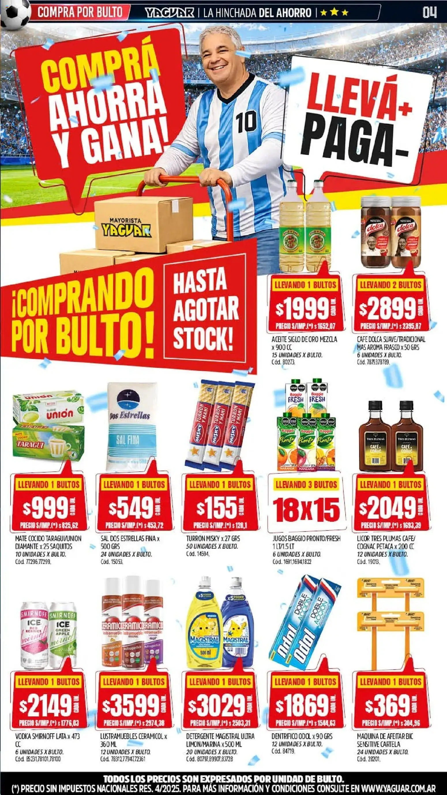Yaguar - Oferta Semanal Jujuy │ válido desde el 15/06/2026 | Página: 3 | Productos: Vodka, Mate, Café, Mate cocido
