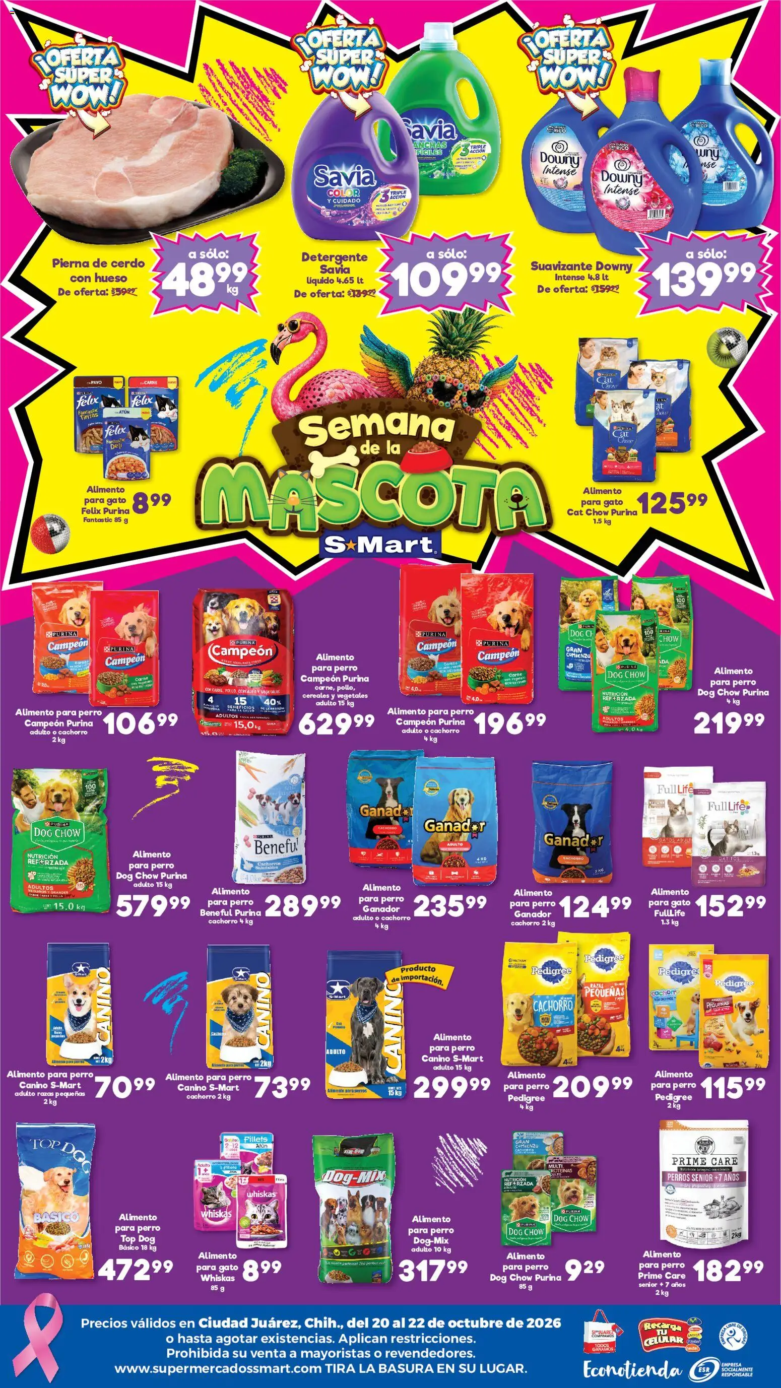 Nuevas ofertas de S-Mart válidas en toda la República Mexicana desde el 20/10/2026. ¡Encuentra las mejores ofertas en S-Mart folleto Juárez! | Página: 4