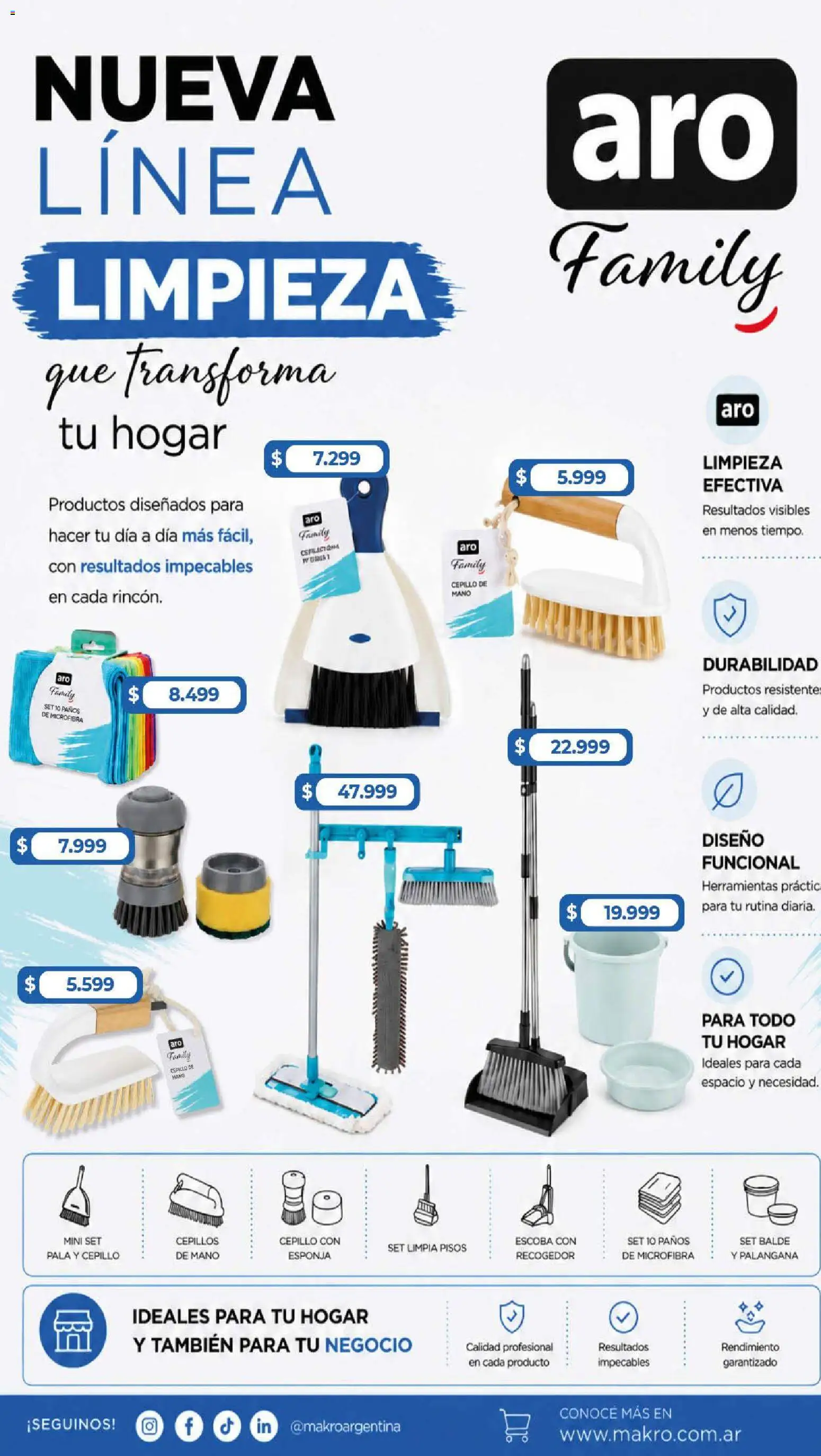 Makro ofertas │ válido desde el 02/07/2026 | Página: 13 | Productos: Cepillo, Esponja, Pala, Escoba