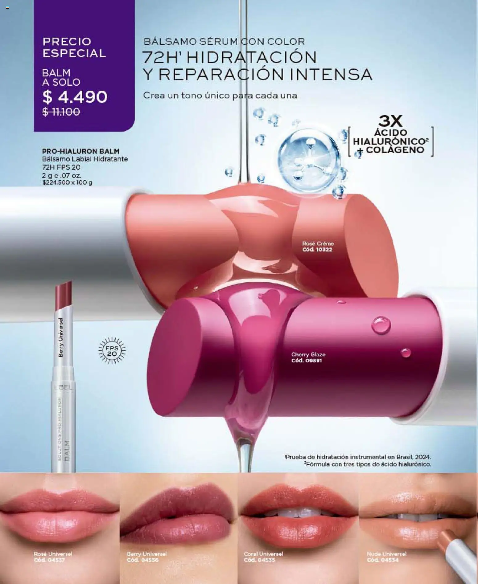 Catálogo L'Bel Campaña 10 │ válido desde el 01.06.2026 | Página: 6 | Productos: Bálsamo, Labial, Serum