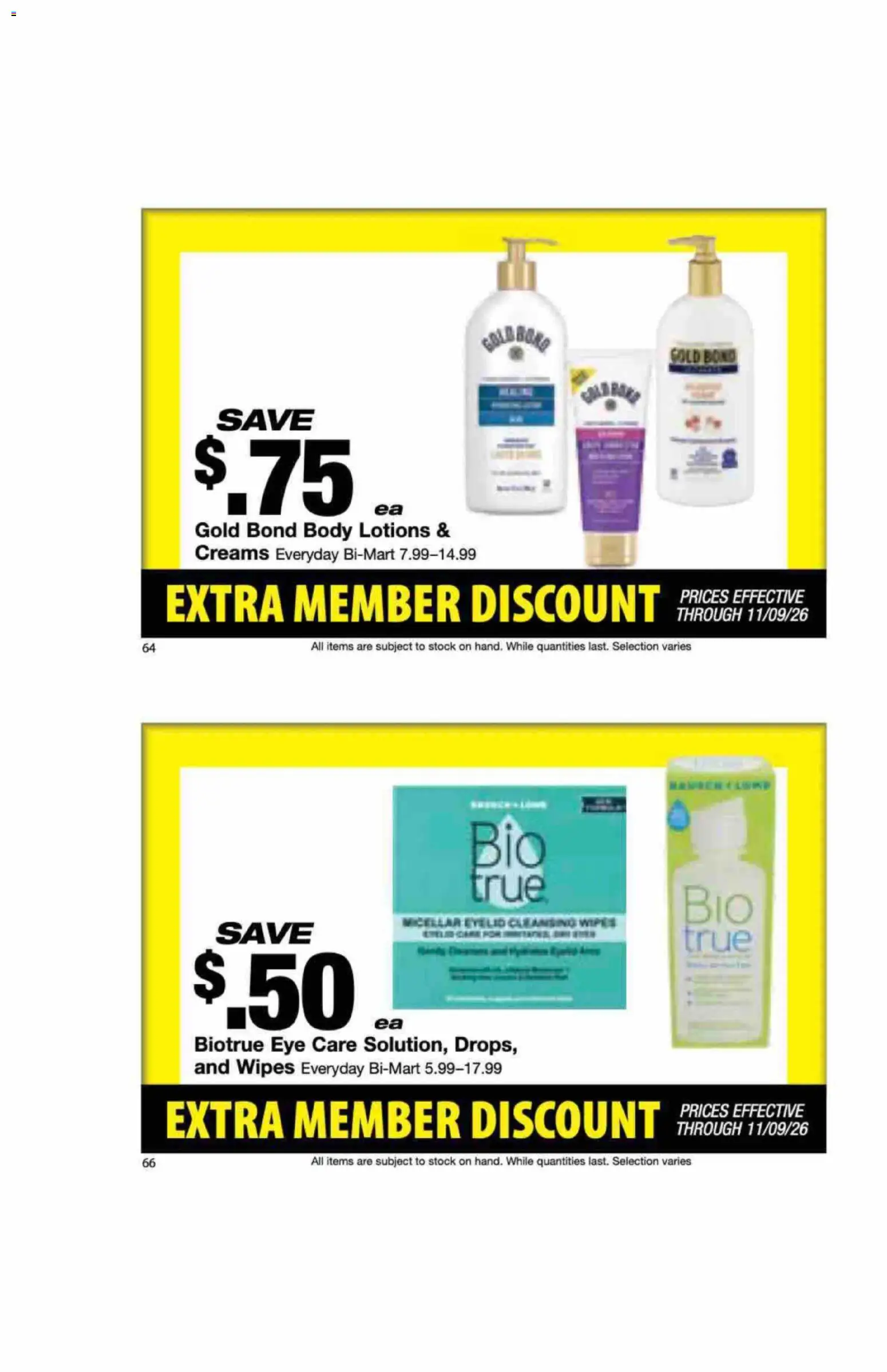 Bi-Mart Extra Member Discount Book - valid from 10/27/2026 | Page: 34