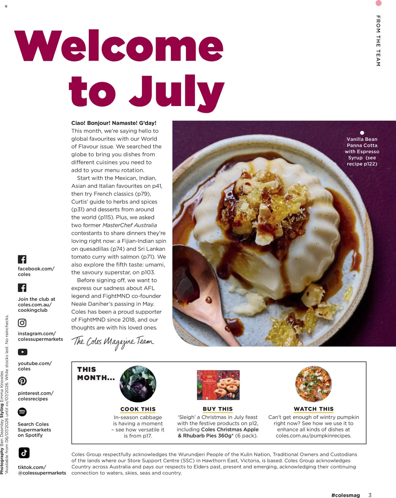 Coles catalogue - valid from 01/07/2026 | Page: 3 | Products: Spices, Salmon, Pumpkin, Watch