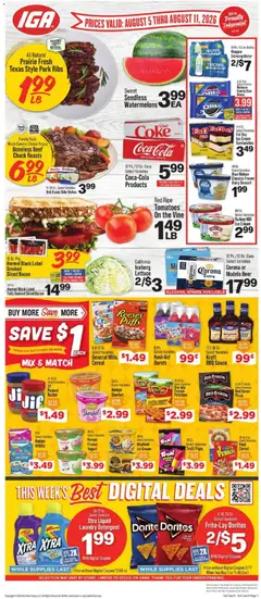 Preview of IGA weekly ads valid from 08/05/2026 | Page: 1