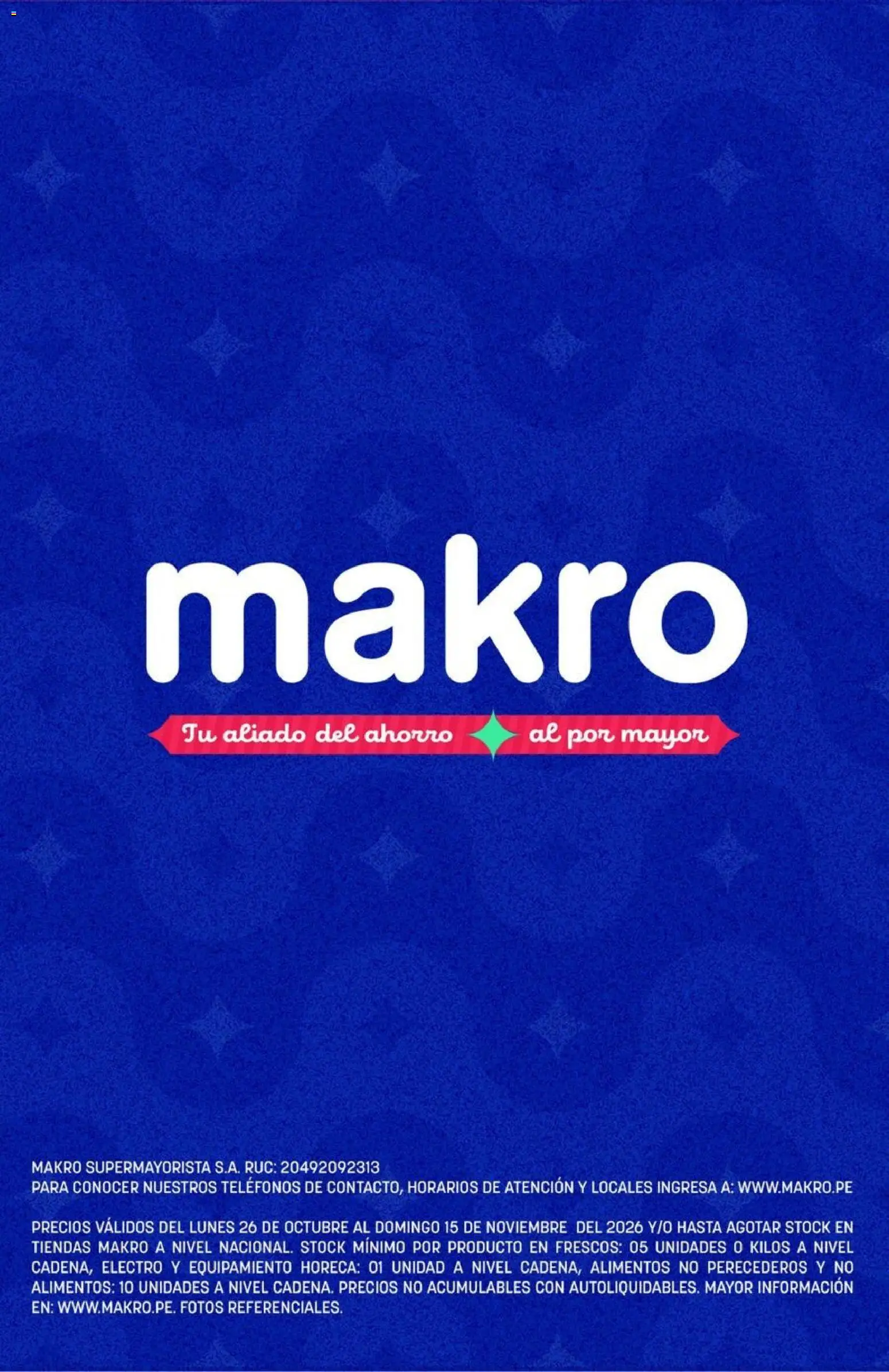 Catálogo Makro válido desde 26/10/2026 | Página: 5