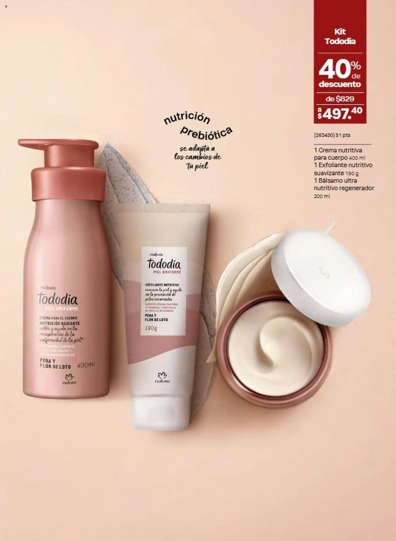 Nuevas ofertas de Natura válidas en toda la República Mexicana desde el 31/07/2026. ¡Encuentra las mejores ofertas en Natura campaña 12 2026! | Página: 96 | Productos: Pera, Crema, Exfoliante, Bálsamo