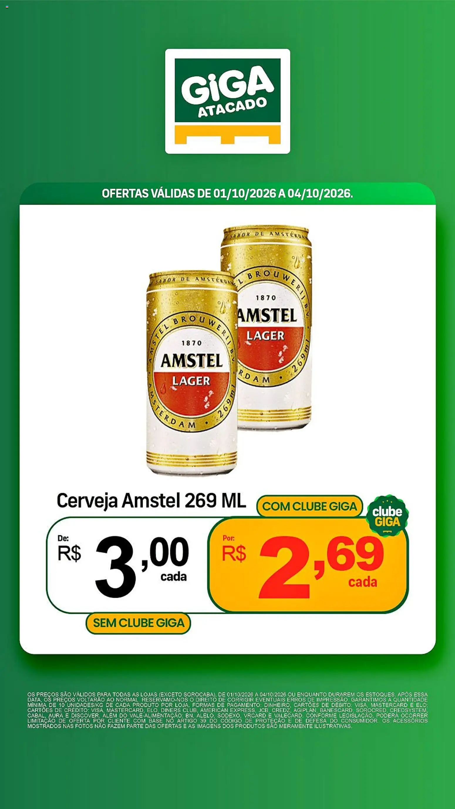 GIGA Atacado Folheto - válido de 01/10/2026 | Página: 2 | Produtos: Cerveja, Base