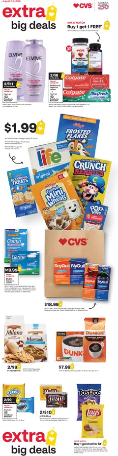 Preview of CVS Pharmacy weekly ads valid from 08/02/2026