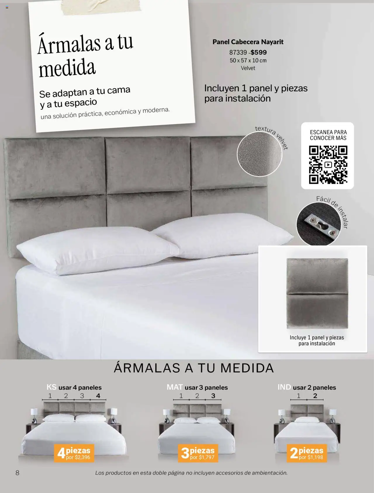 Nuevas ofertas de Vianney válidas en toda la República Mexicana desde el 05/09/2025. ¡Encuentra las mejores ofertas en Vianney - Catálogo - Biasi! | Página: 10 | Productos: Cabecera, Cama