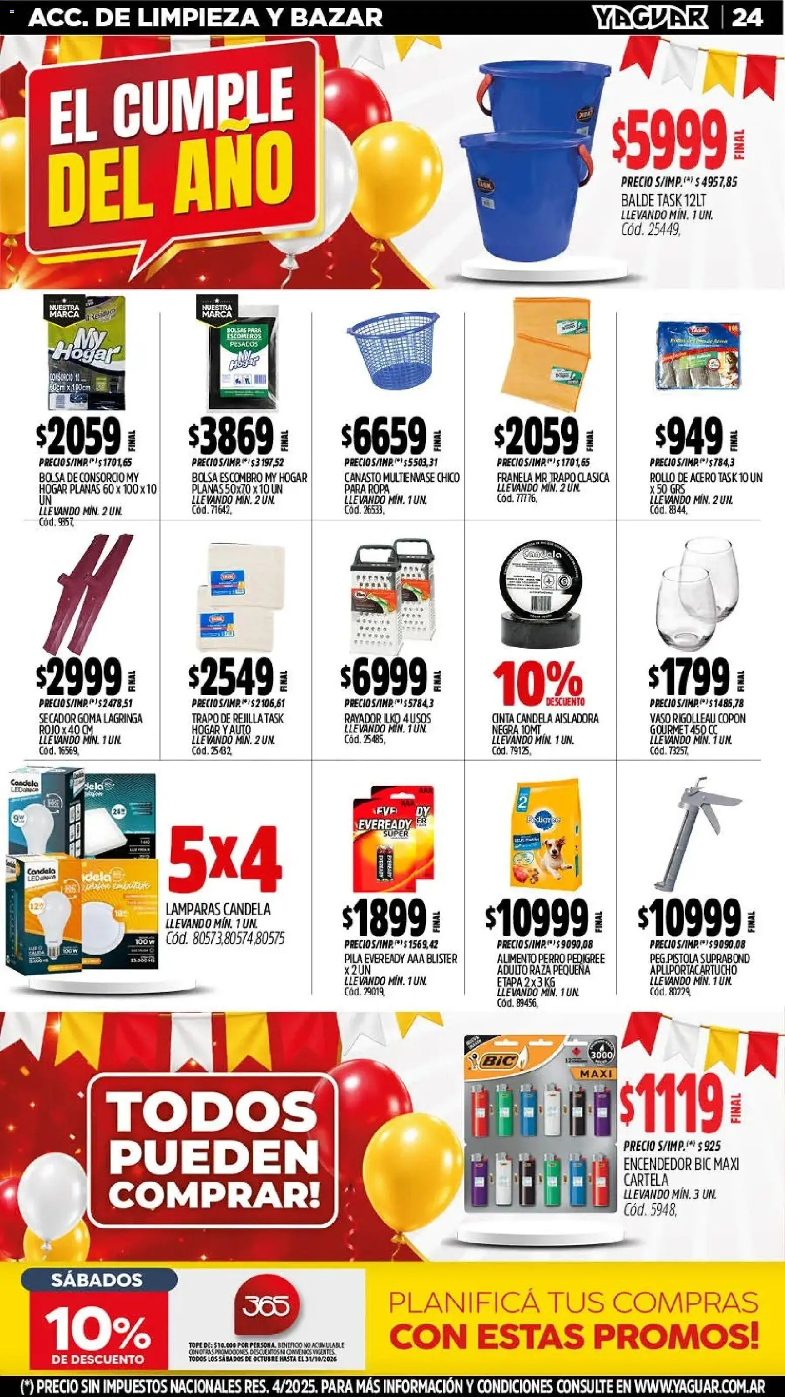 Yaguar - Oferta semanal Mar del Plata │ válido desde el 05/10/2026 | Página: 23