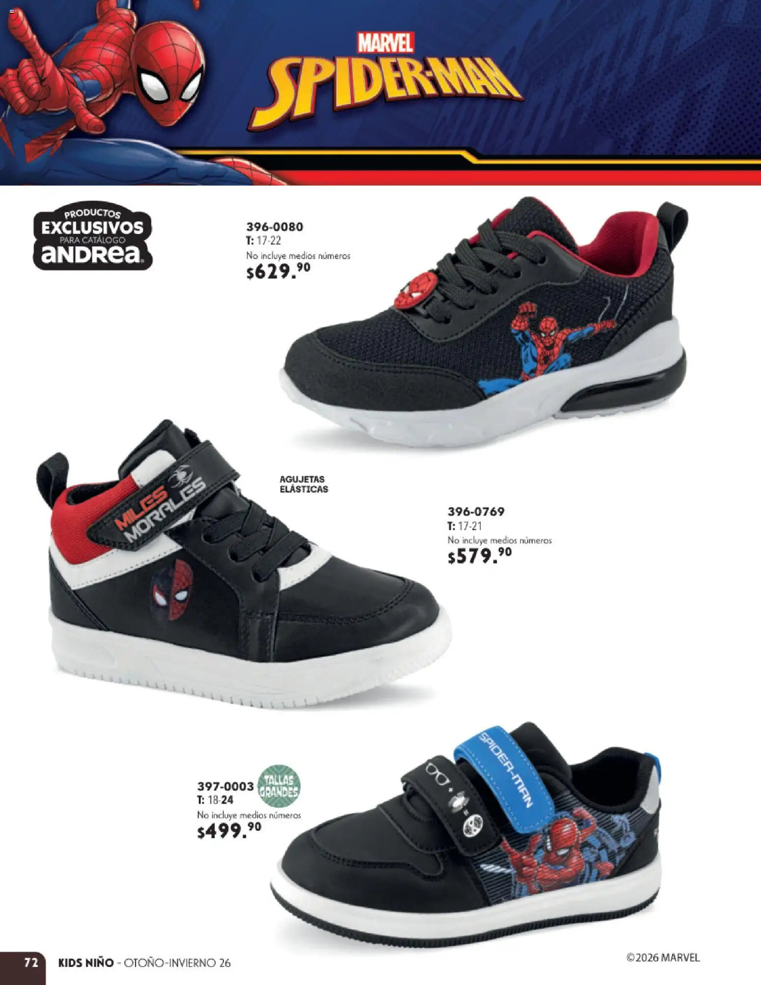 Nuevas ofertas de Andrea válidas en toda la República Mexicana desde el 23/08/2026. ¡Encuentra las mejores ofertas en Andrea catálogo Infantil! | Página: 72