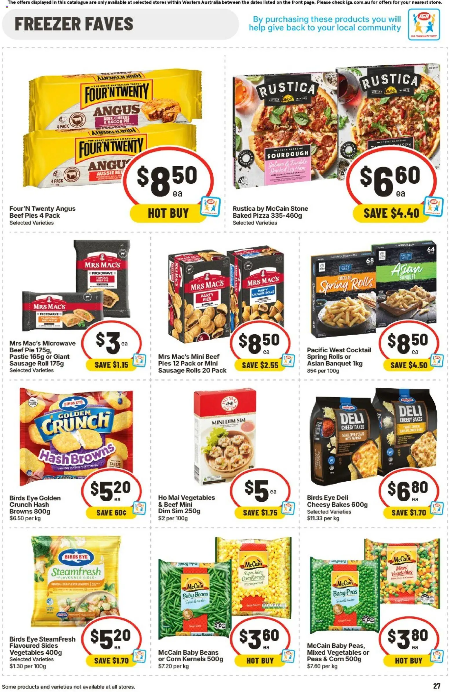 IGA catalogue - valid from 12/08/2026 | Page: 28 | Products: Salami, Cauliflower, Beans, Freezer