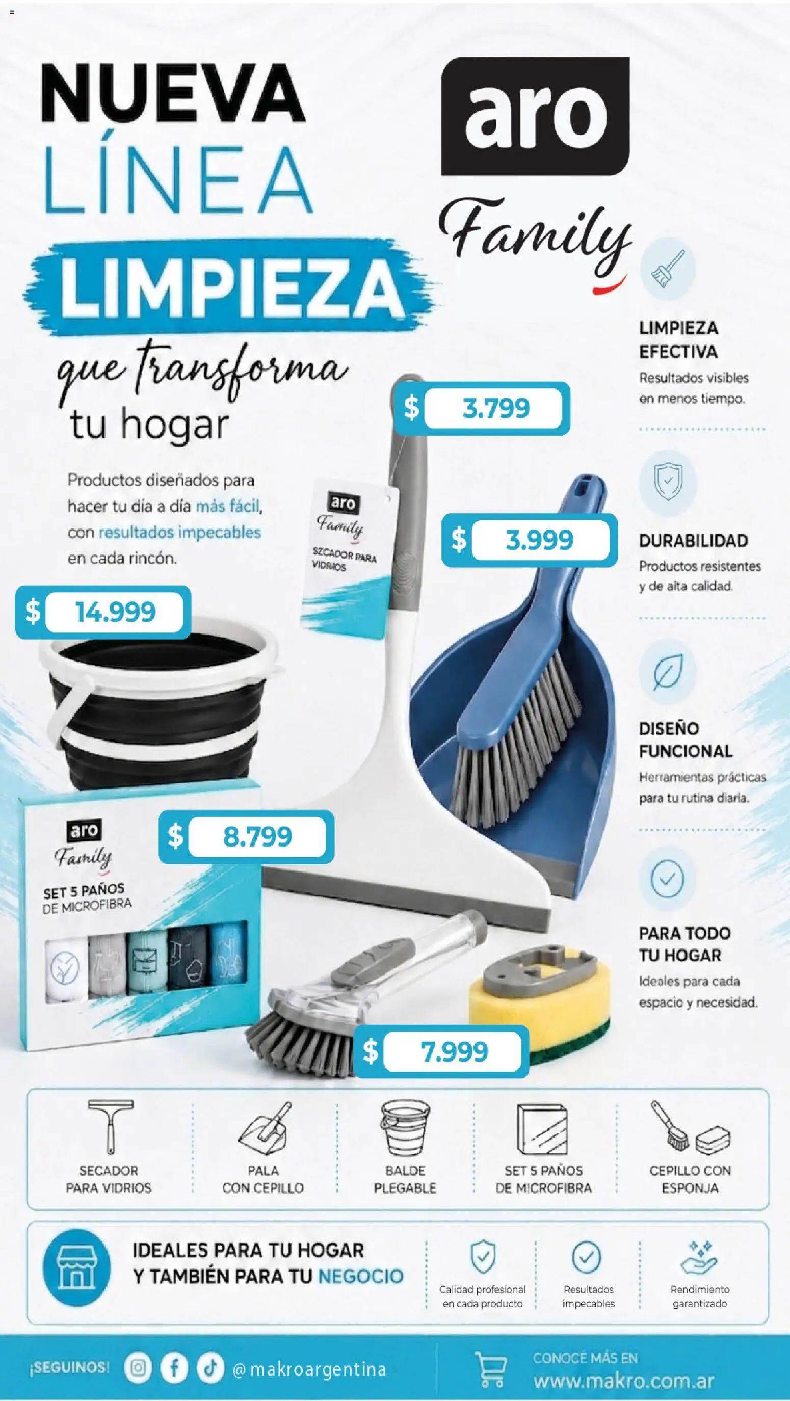 Makro VOLVETE A ILUSIONAR │ válido desde el 25/06/2026 | Página: 14 | Productos: Cepillo, Esponja, Pala