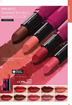 Oriflame catálogo válido desde el 11.09.2026 | Página: 49 | Productos: Maquillaje, Mate, Chocolate, Labial