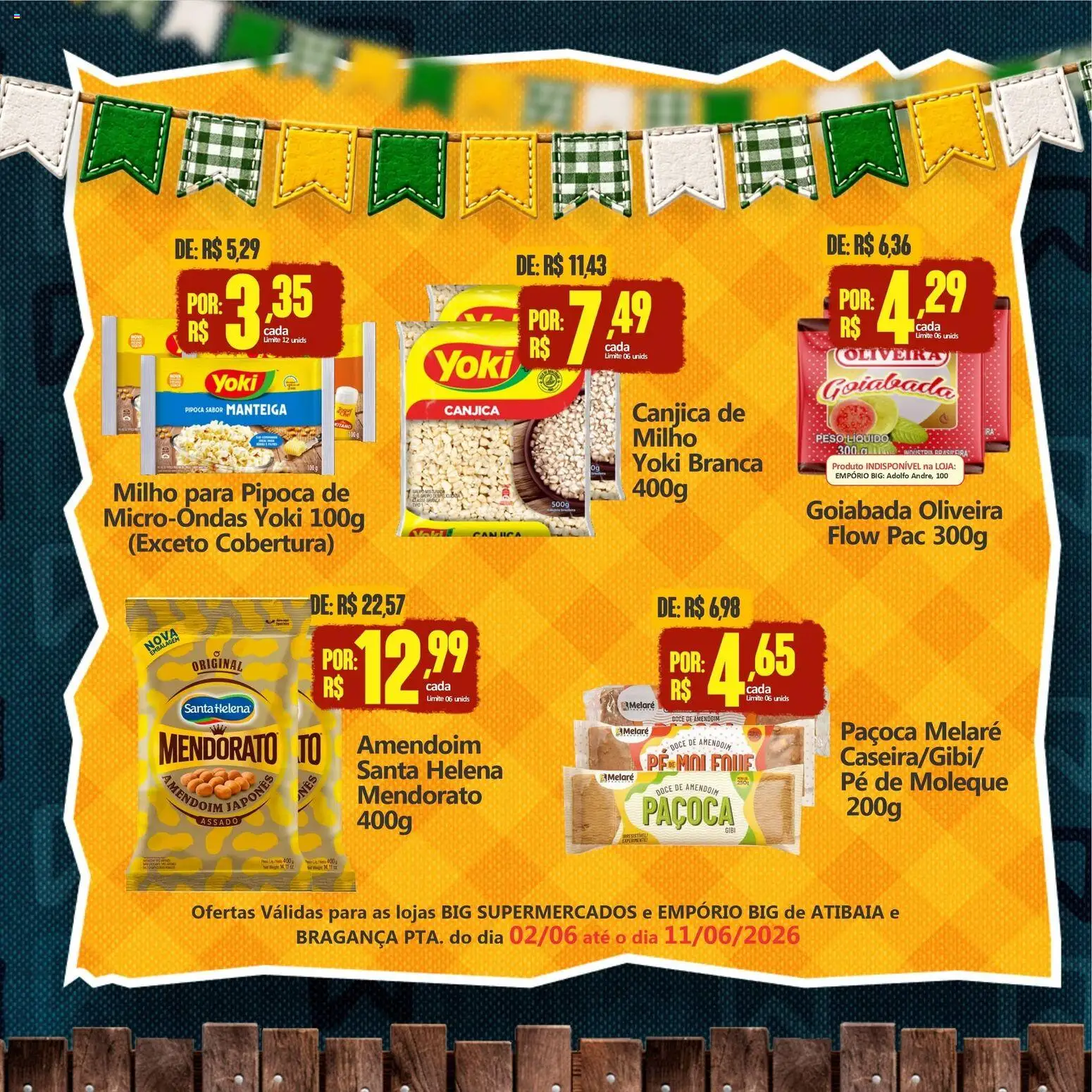 Big Supermercados Folheto - válido de 02.06.2026 | Página: 2 | Produtos: Amendoim, Manteiga, Microondas, Goiabada