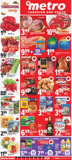 Preview of Metro weekly flyer / circulaire from shop Metro valid from Oct 1, 2026