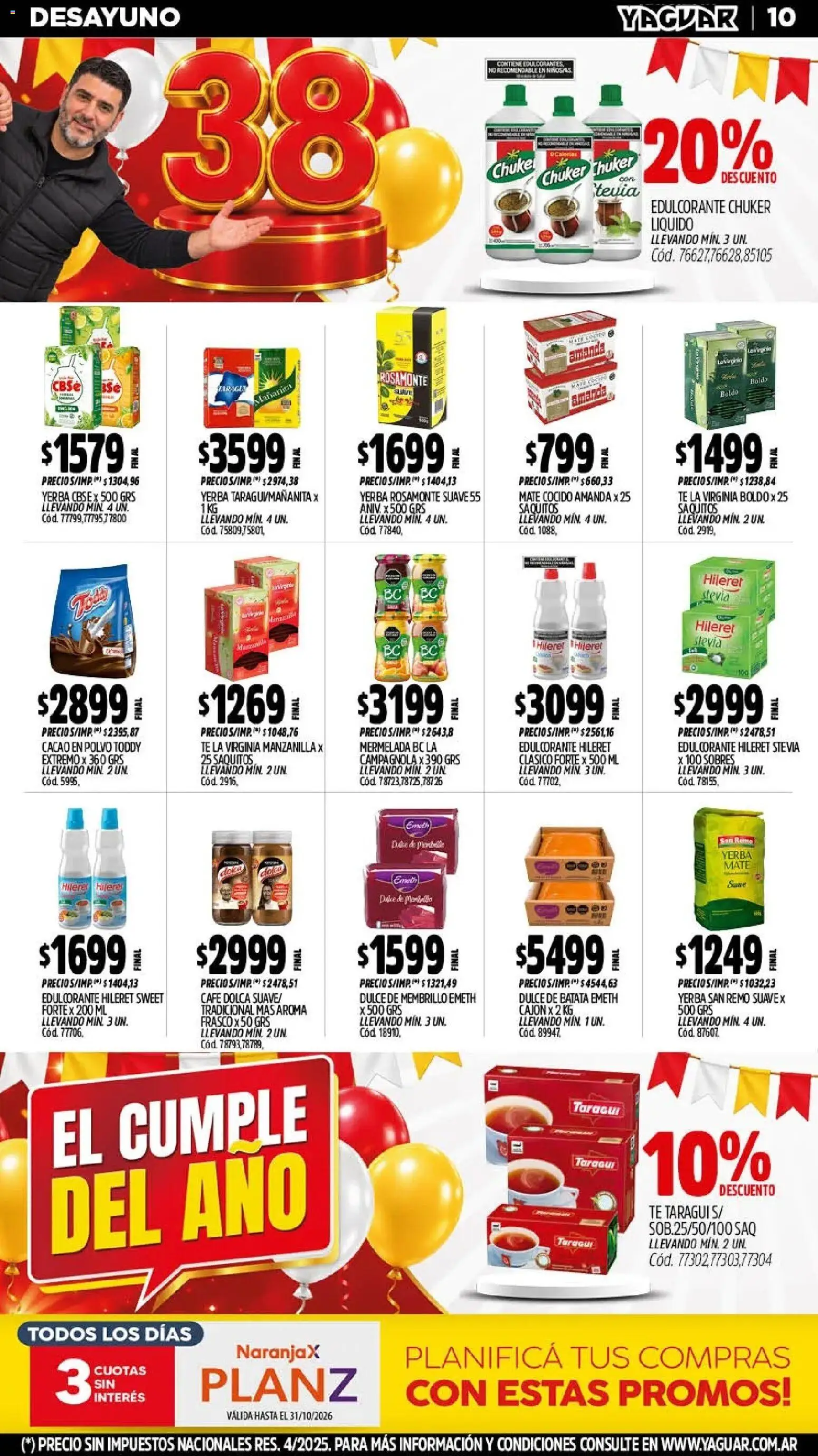 Yaguar - Oferta Semanal Misiones │ válido desde el 19/10/2026 | Página: 11