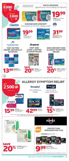 Preview of Rexall weekly flyer / circulaire from shop Rexall valid from 24.04.2026 | Page: 10 | Products: Tablet