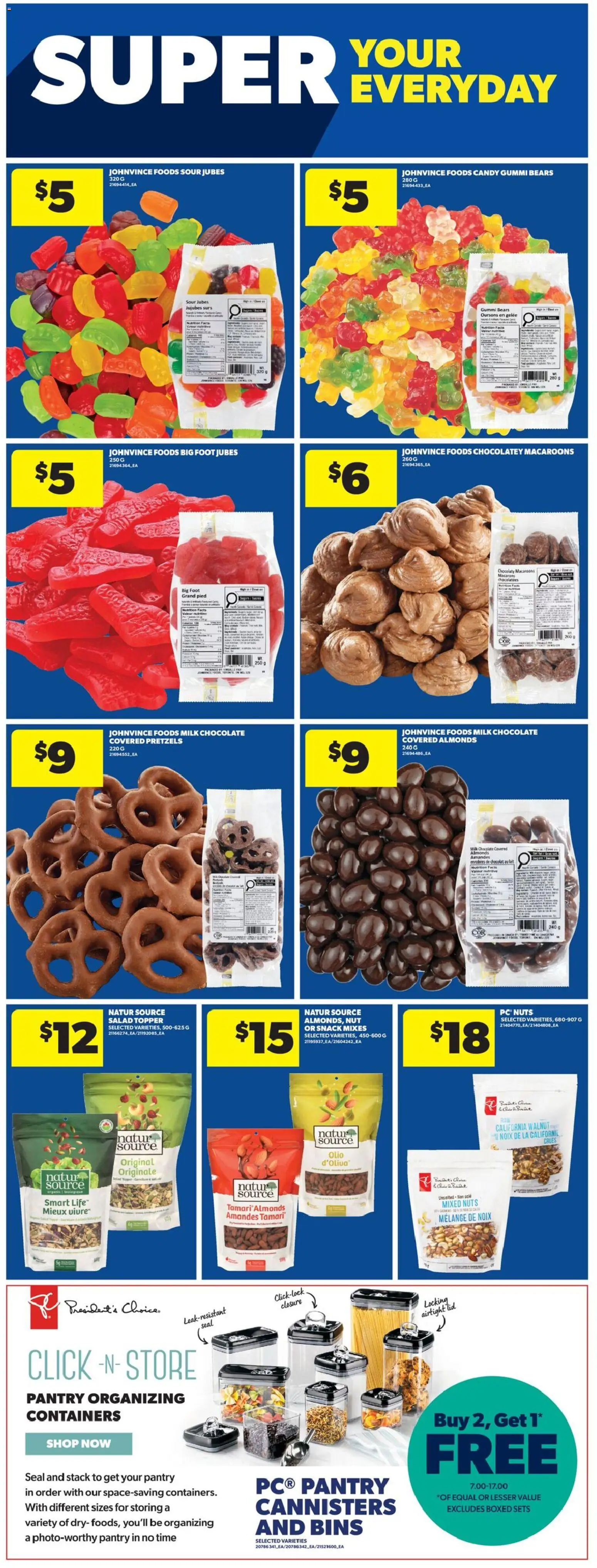 Real Canadian Superstore flyer valid from Sep 3, 2026 | Page: 21 | Products: Salad, Almonds, Milk, Chocolate
