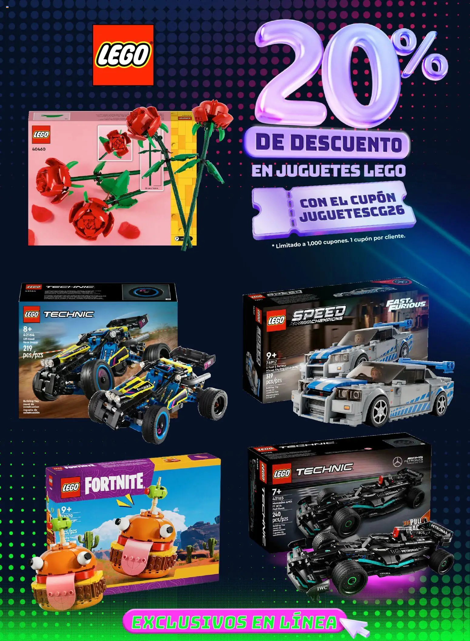 Nuevas ofertas de Soriana válidas en toda la República Mexicana desde el 13/08/2026. ¡Encuentra las mejores ofertas en Soriana Central Gamer Exclusivo en línea! | Página: 9 | Productos: Juguetes, LEGO
