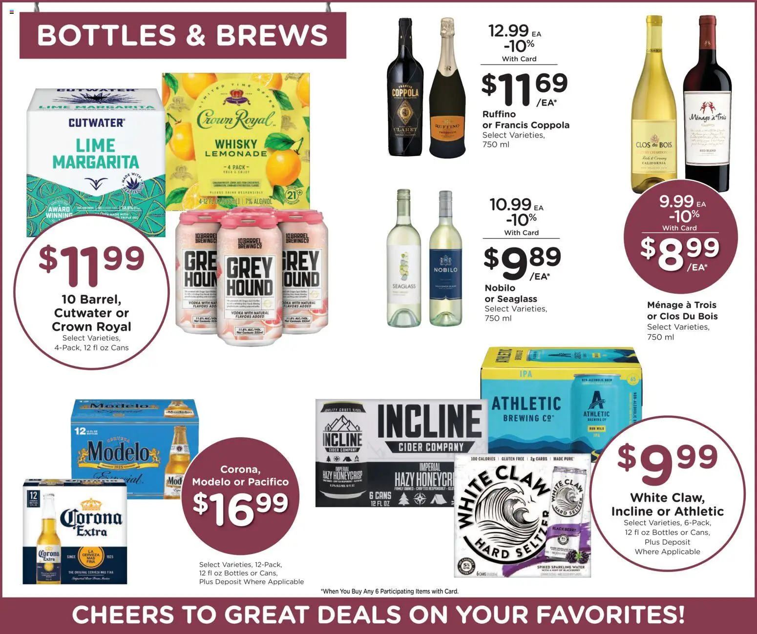 Fred Meyer Weekly Ad - valid from 13.05.2026 | Page: 14 | Products: Cider, Vodka, Water, Lime