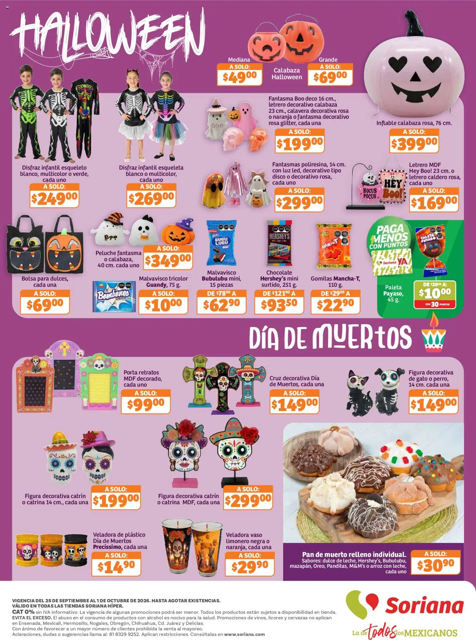 Nuevas ofertas de Soriana válidas en toda la República Mexicana desde el 25/09/2026. ¡Encuentra las mejores ofertas en Soriana folleto! | Página: 8