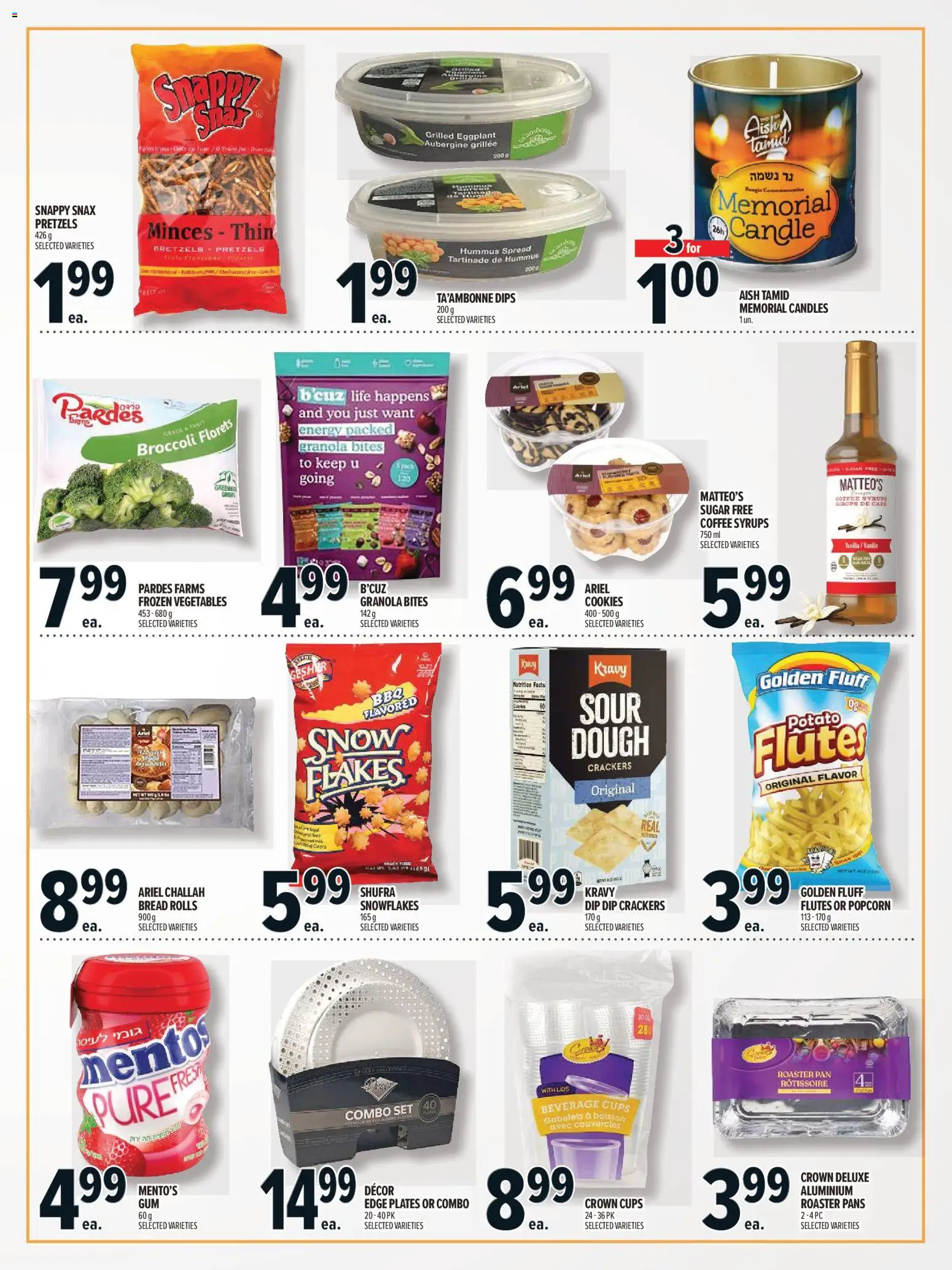 Metro flyer valid from Aug 13, 2026 | Page: 2 | Products: Hummus, Sugar, Popcorn, Spread
