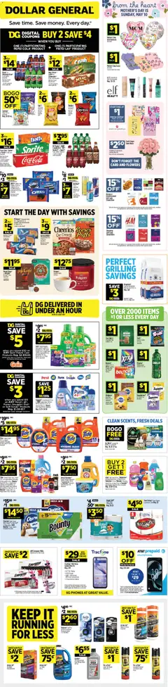 Preview of Dollar General weekly ads valid from 03.05.2026