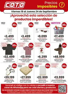 Vista previa Coto - Renova Productos válido desde el 18/09/2026