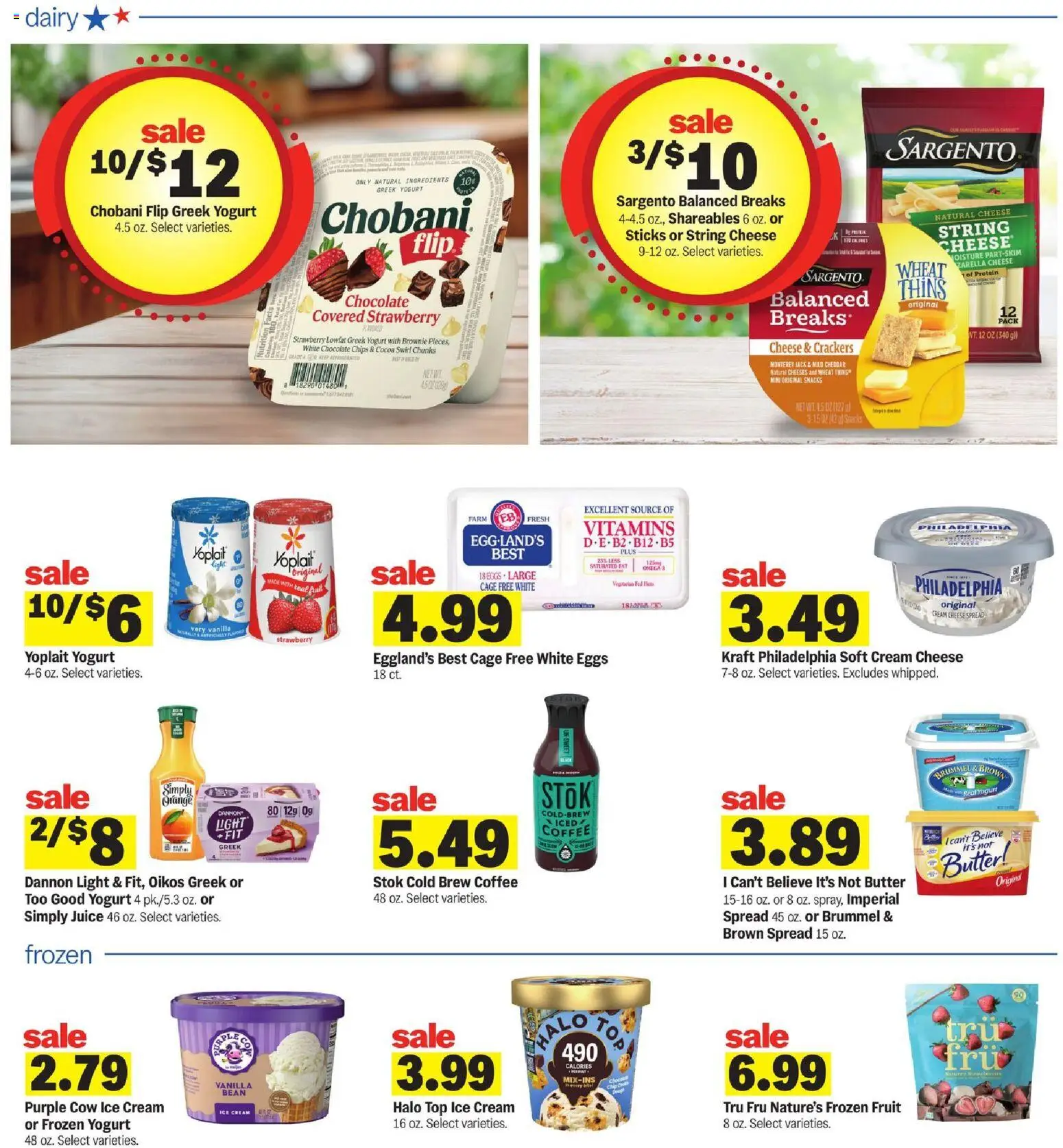 Meijer Weekly Ad - valid from 08/05/2026 | Page: 7 | Products: Butter, Chocolate, Cream, Ice cream