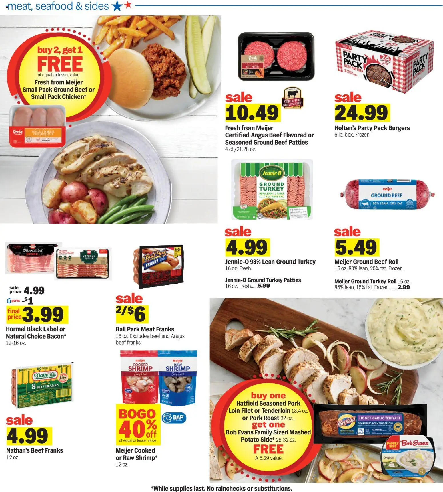 Meijer Weekly Ad - valid from 08/05/2026 | Page: 7 | Products: Crackers, Yogurt, Cocoa, Ice