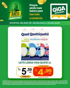 GIGA Atacado ofertas Fecha Mês - Pré-Visualização do folheto da loja GIGA Atacado, válido de 28/09/2026