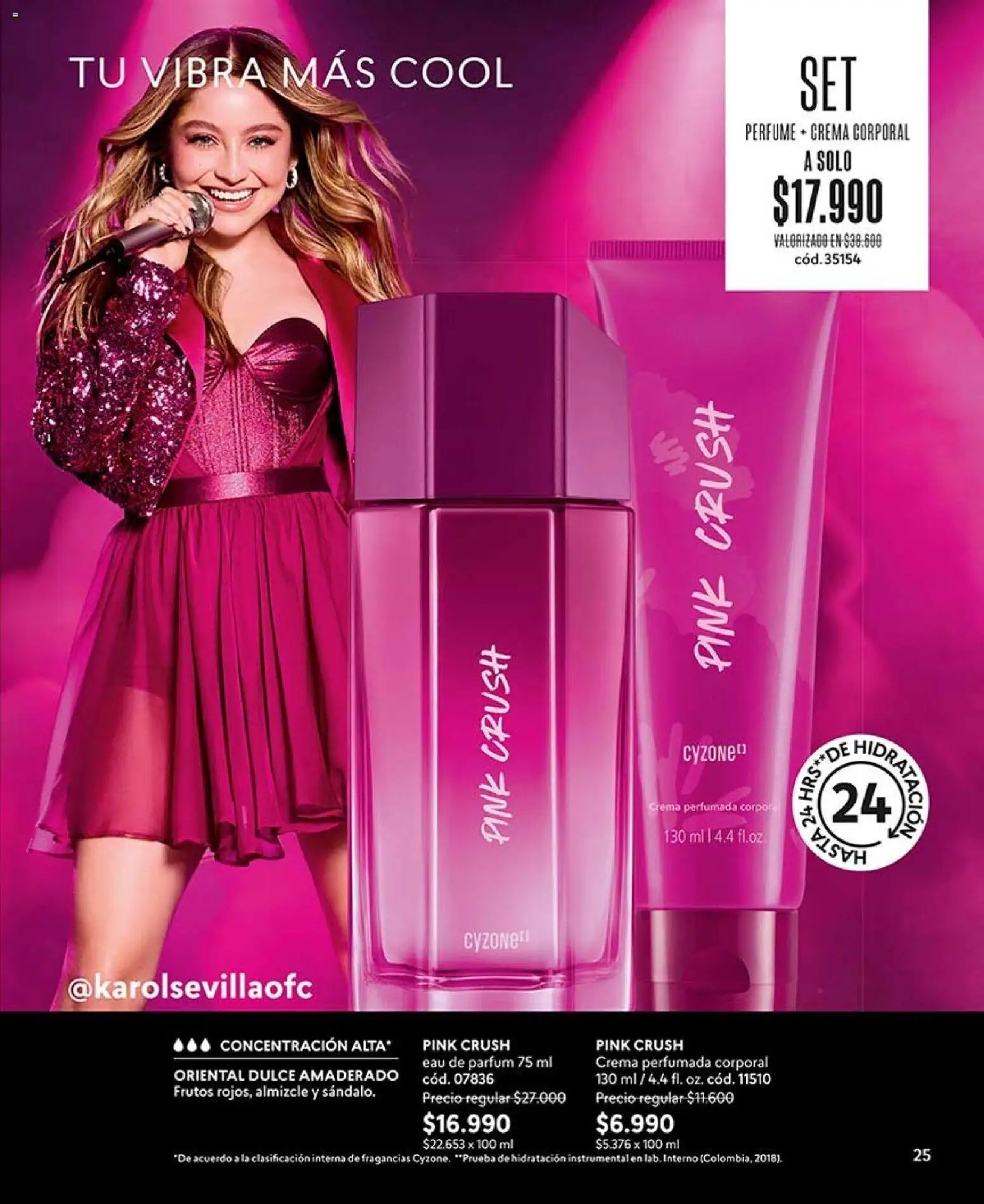 Catálogo CyZone Campaña 15 │ válido desde el 06.09.2026 | Página: 25 | Productos: Perfume, Crema
