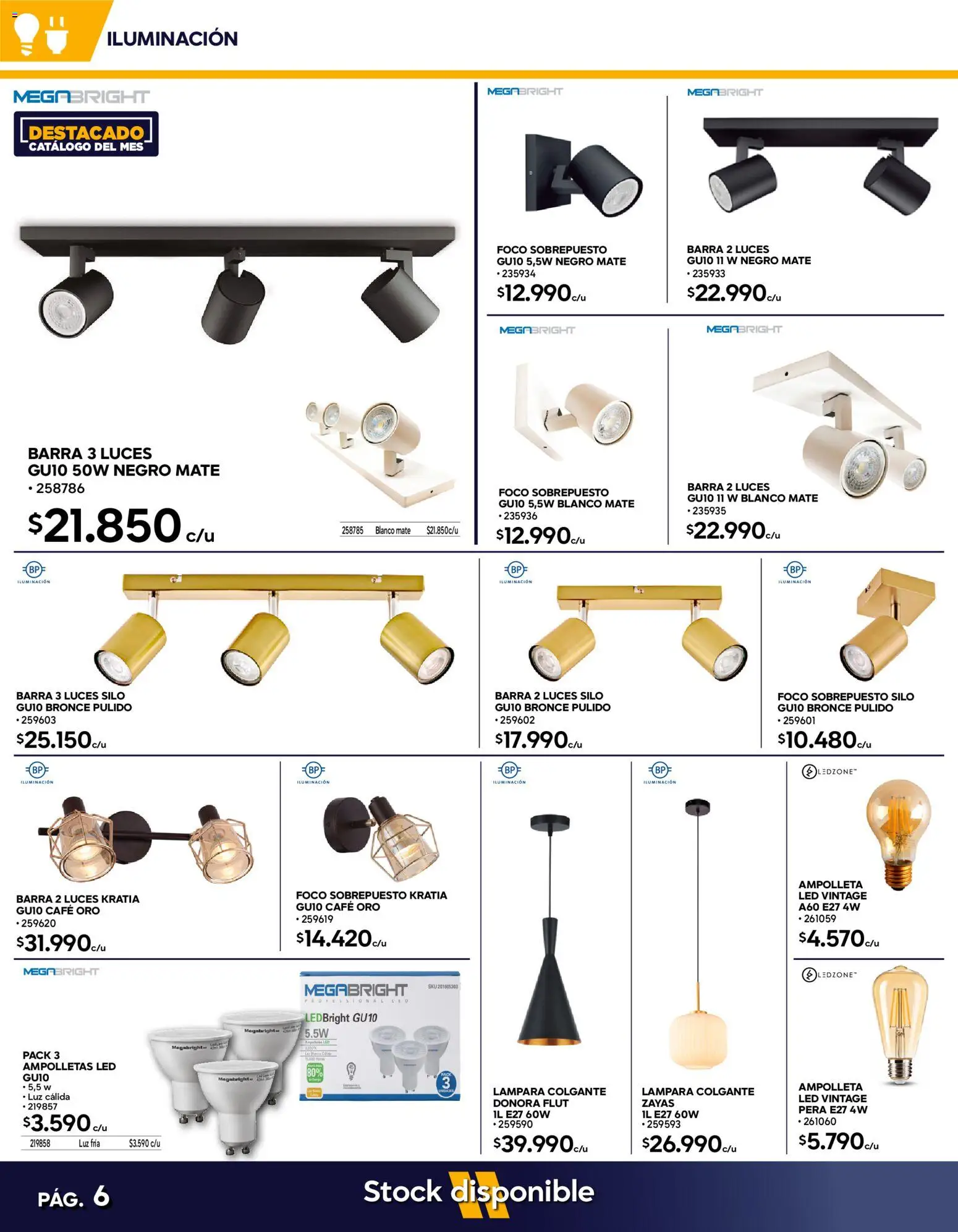 Construmart Ofertas │ válido desde el 30.06.2026 | Página: 6 | Productos: Lámpara, Mate, Foco, Café