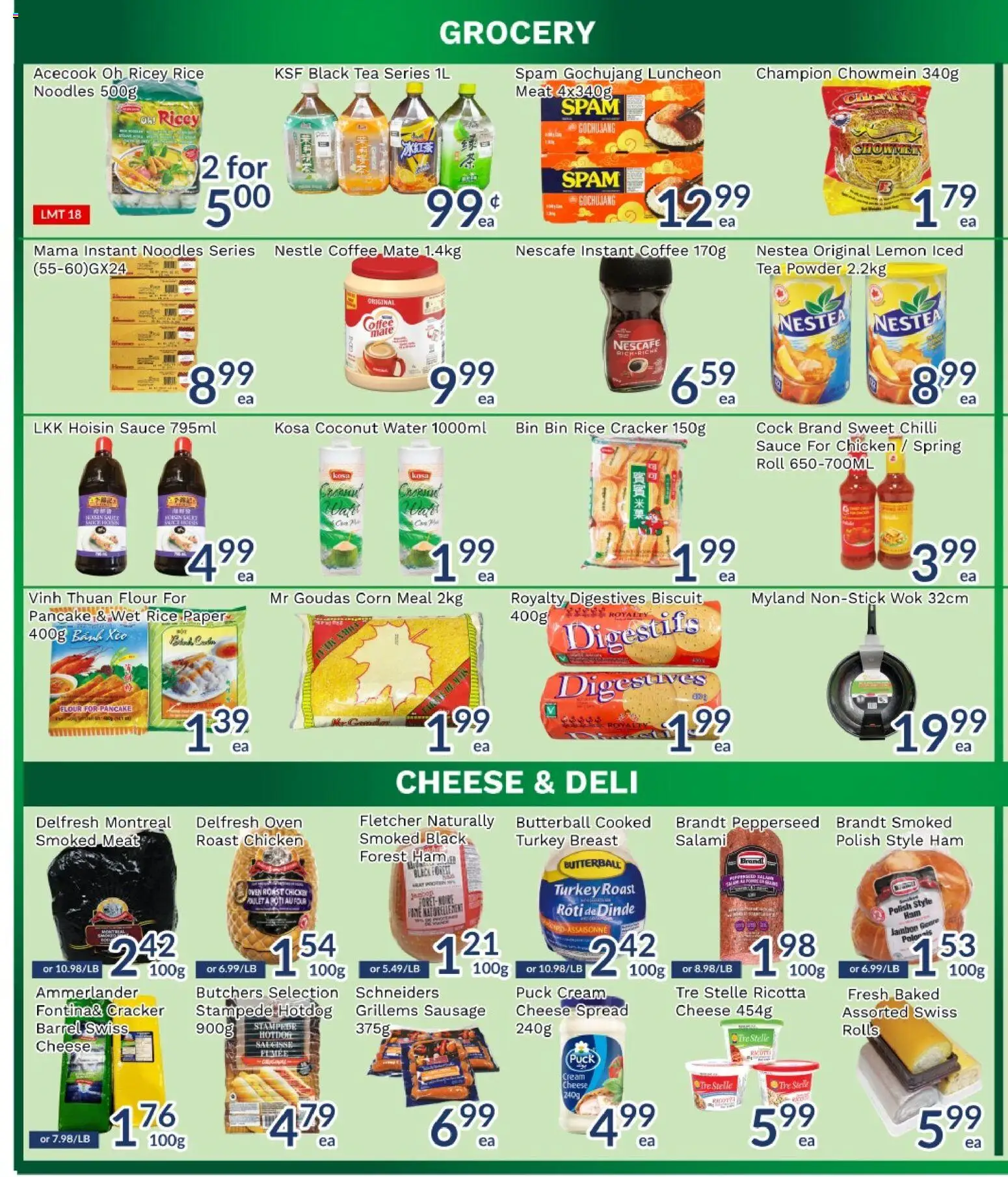 Oceans flyer valid from 12.06.2026 | Page: 3 | Products: Rice, Noodles, Turkey, Powder