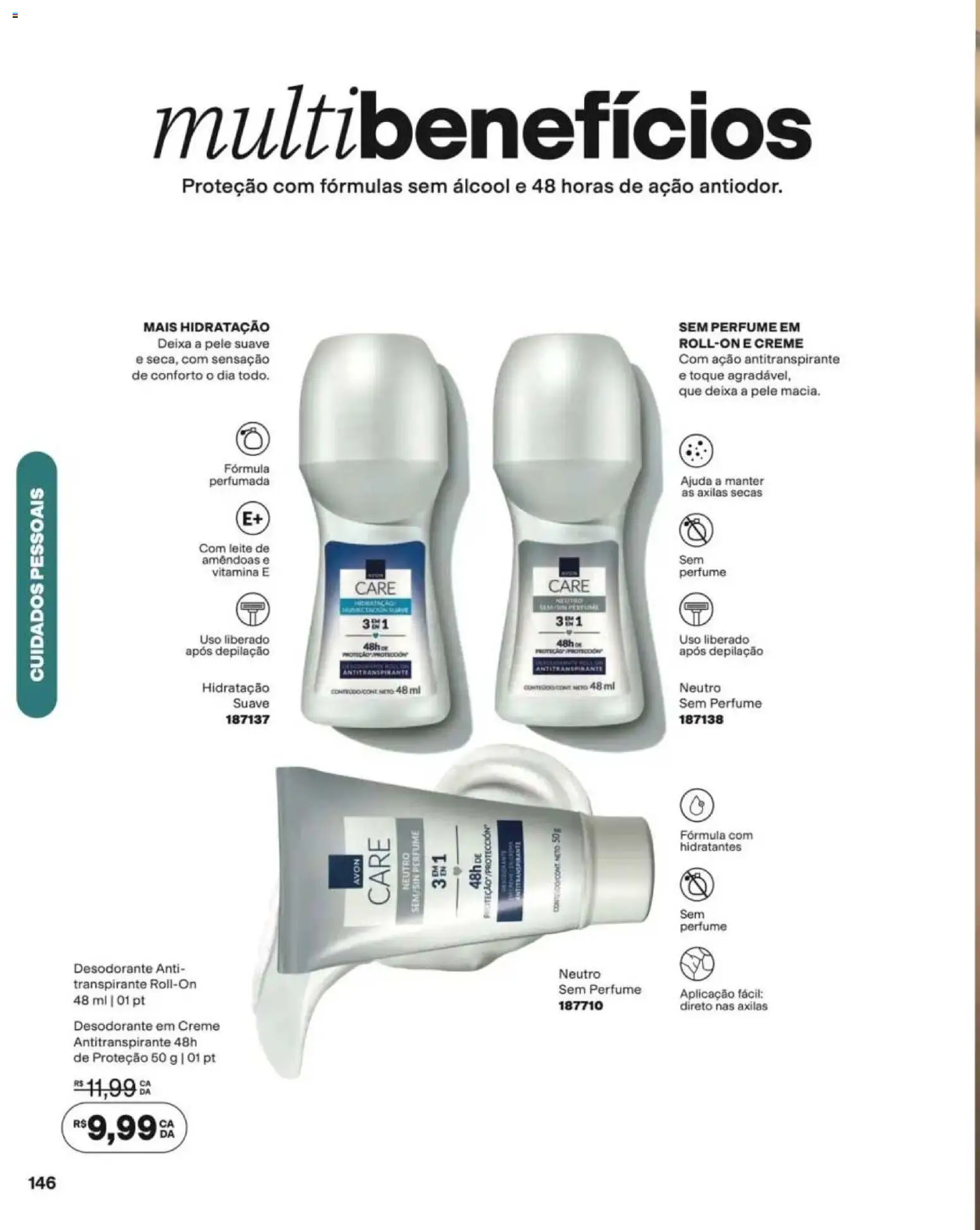 Avon Folheto - válido de 12/10/2026 | Página: 148 | Produtos: Álcool, Desodorante, Creme, Amêndoas