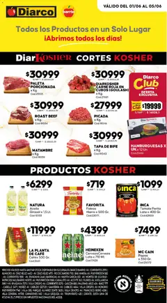 Vista previa Diarco - Ofertas Kosher válido desde el 01.06.2026