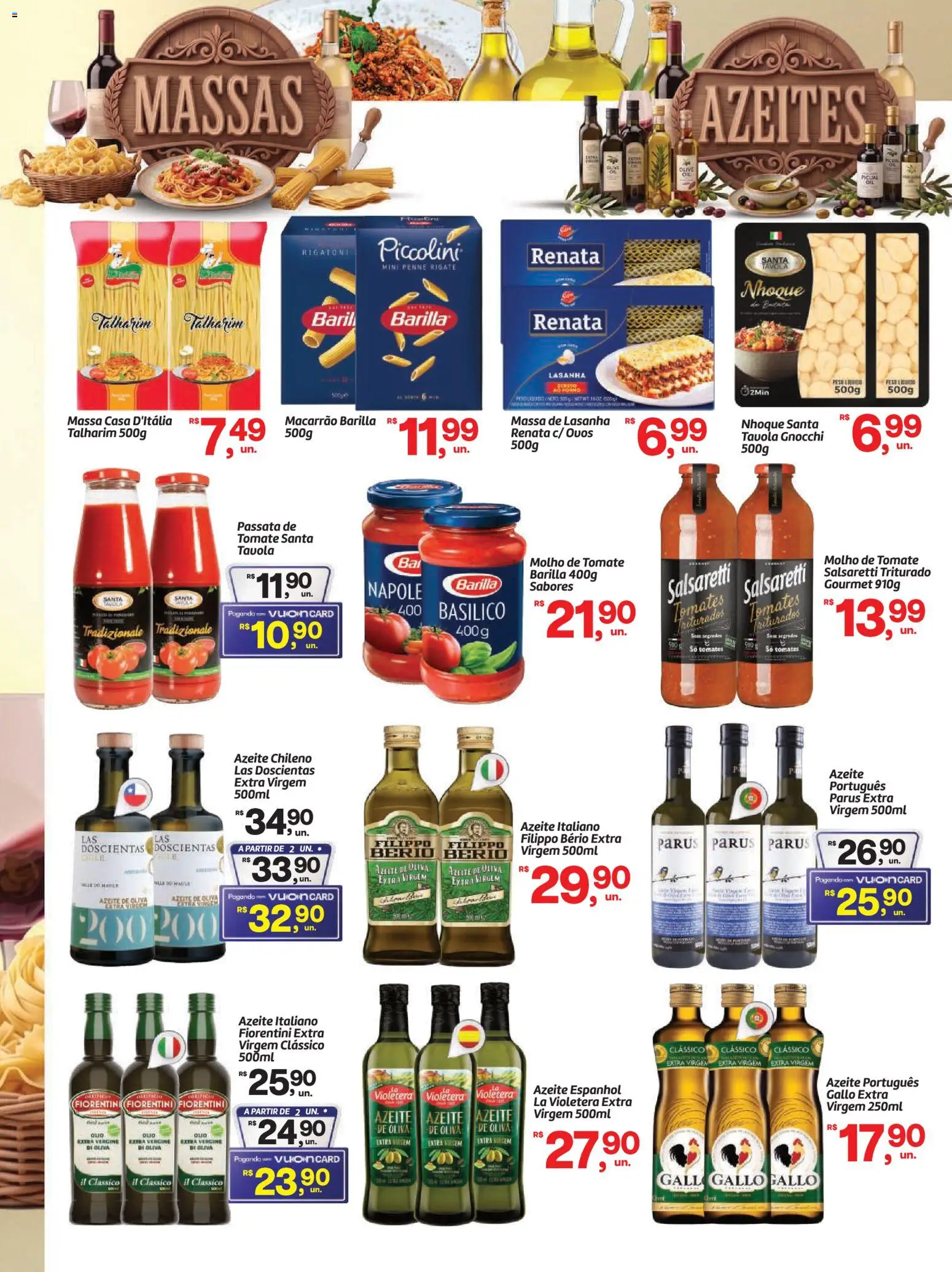 Fort Atacadista Folheto - válido de 16.06.2026 | Página: 10 | Produtos: Molho de tomate, Tomates, Macarrão, Azeite