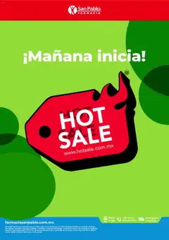 Vista previa de Farmacia San Pablo Hot Sale, nuevo folleto de la tienda, válido en México a partir del 25.05.2026