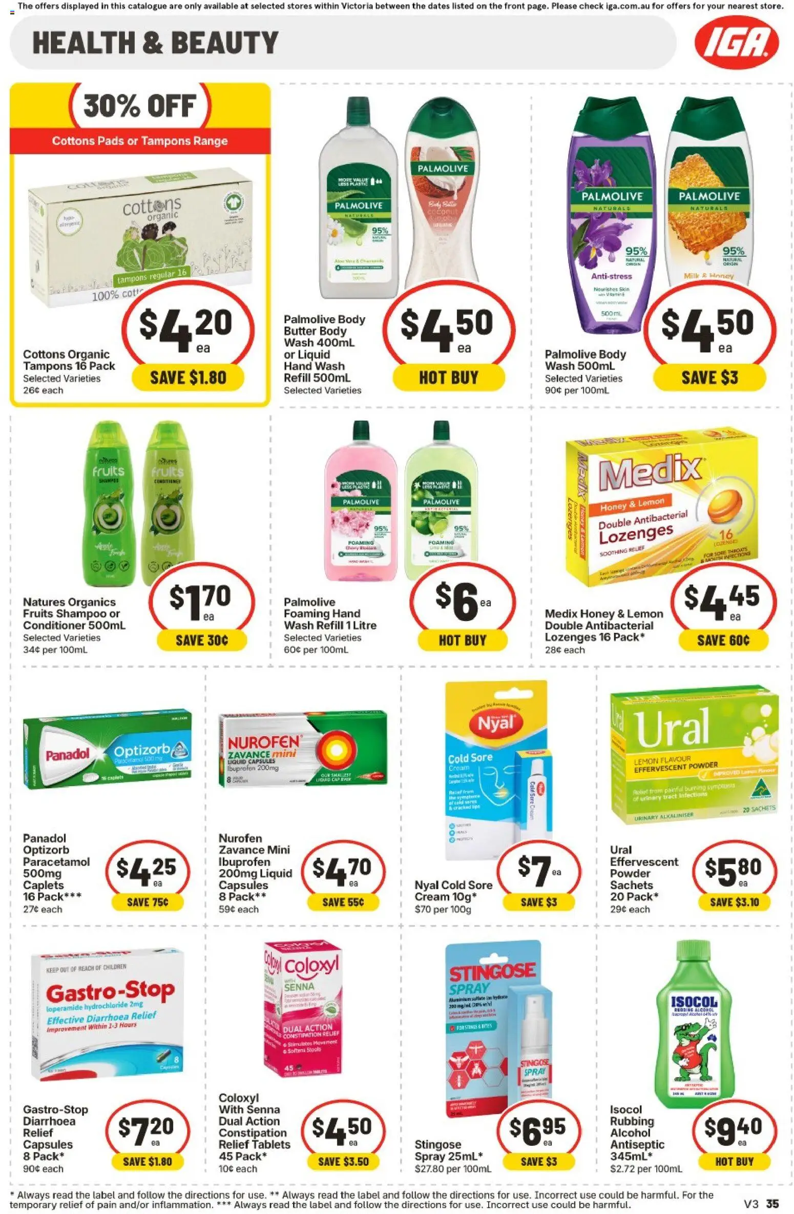IGA catalogue - valid from 22/07/2026 | Page: 33 | Products: Milk, Honey, Cream, Lemon
