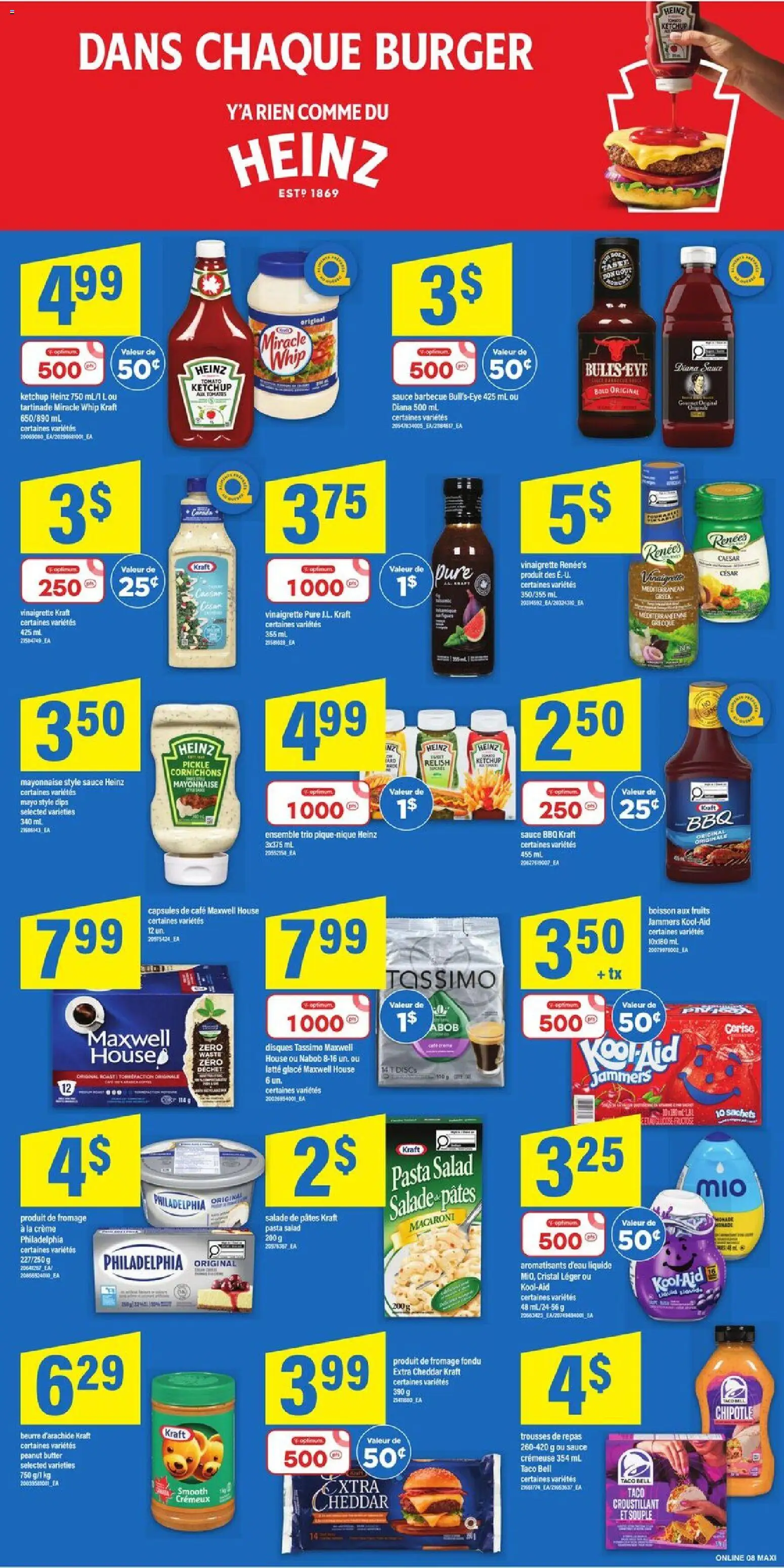 Maxi flyer valid from 09.04.2026 | Page: 11 | Products: Pasta, Ketchup, Salad, Butter