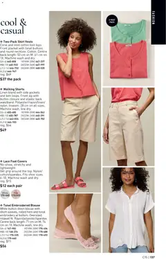 Preview of Avon Brochure Campaign from shop Avon valid from Jul 16, 2026 | Page: 137 | Products: Belt, Shirt, Blouse, Shorts