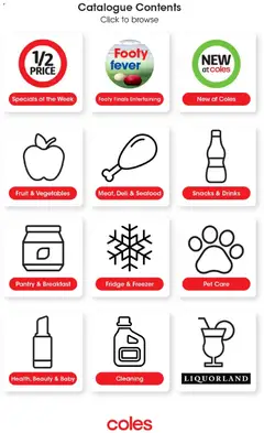 Preview of Coles catalogue - valid from 16/09/2026