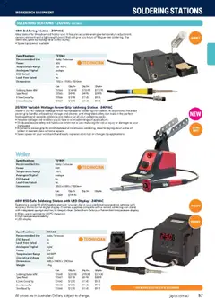 Preview of Jaycar Engineering & Scientific Catalogue 2025/2026  - valid from 09.07.2025 | Page: 57 | Products: Sponge, Safe, Weight, Iron