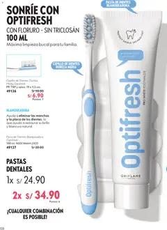 Vista previa de folleto Oriflame catálogo - Campaña 13 de la Oriflame válido desde 12/09/2026 | Página: 108 | Productos: Cepillo de dientes, Pasta, Pastas