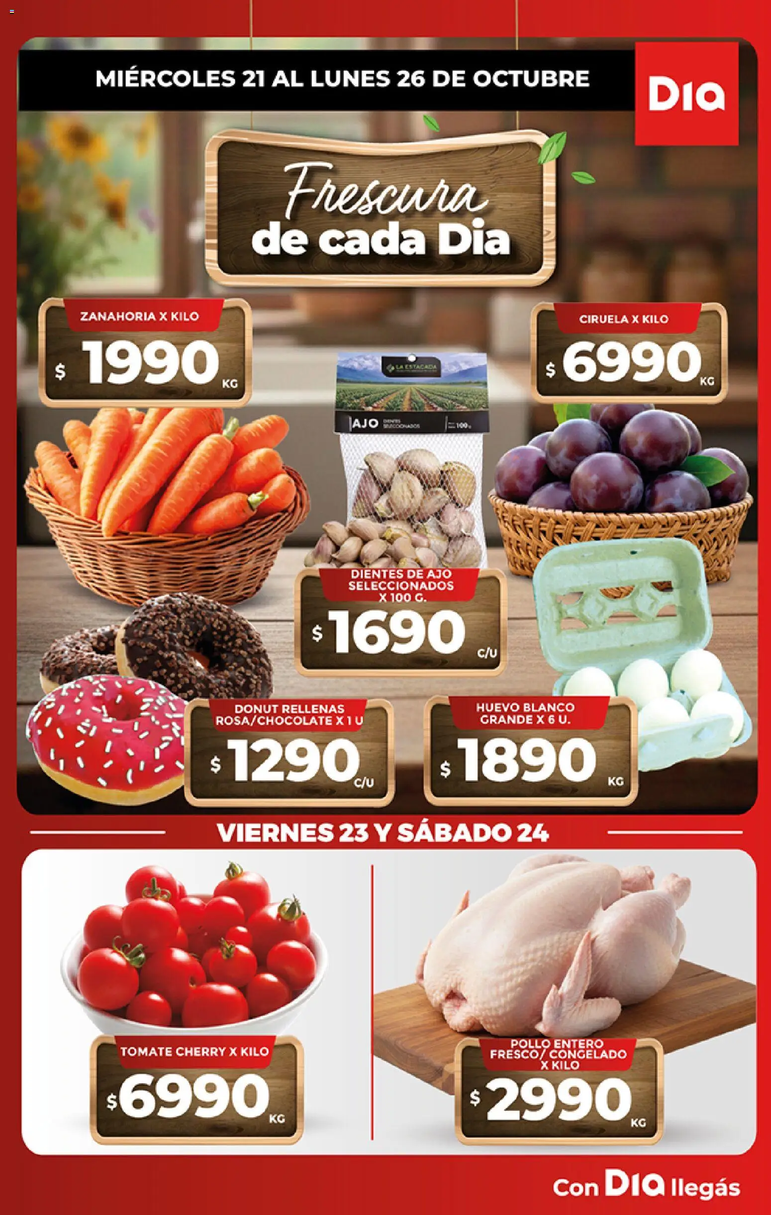 Supermercado DIA - Folleto Frescos │ válido desde el 21/10/2026 | Página: 1
