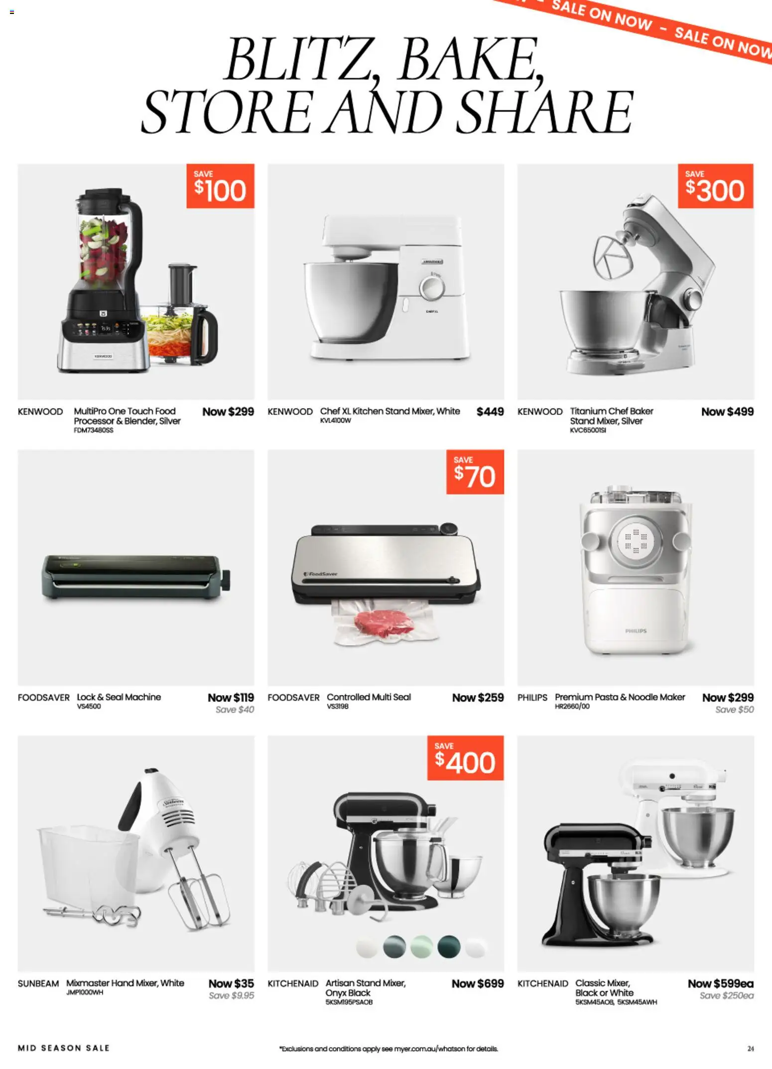 Myer catalogue - valid from 09/09/2026 | Page: 24 | Products: Food, Pasta