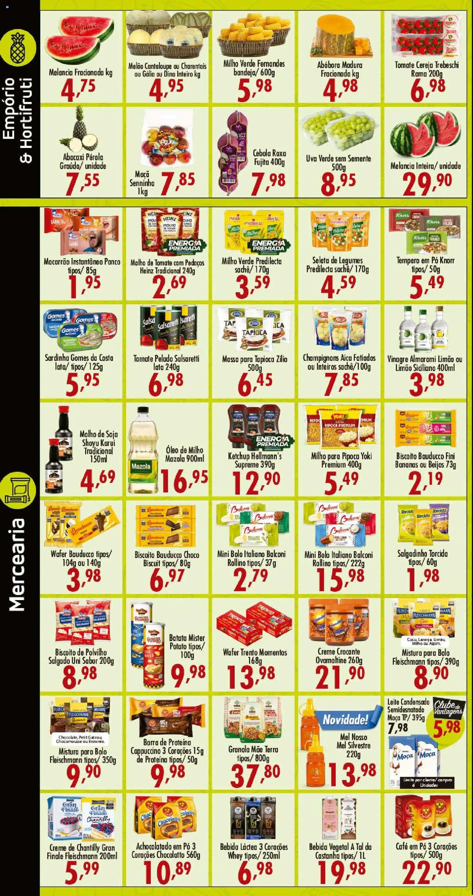 Confiança Folheto - válido de 29/09/2026 | Página: 2 | Produtos: Biscoito, Cappuccino, Knorr, Proteína