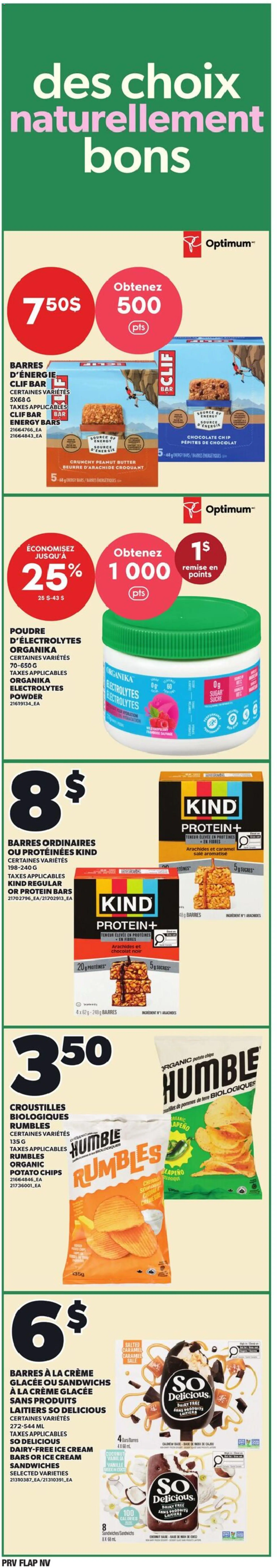 Provigo flyer valid from 21.05.2026 | Page: 8 | Products: Chips, Ice cream, Butter, Chocolate