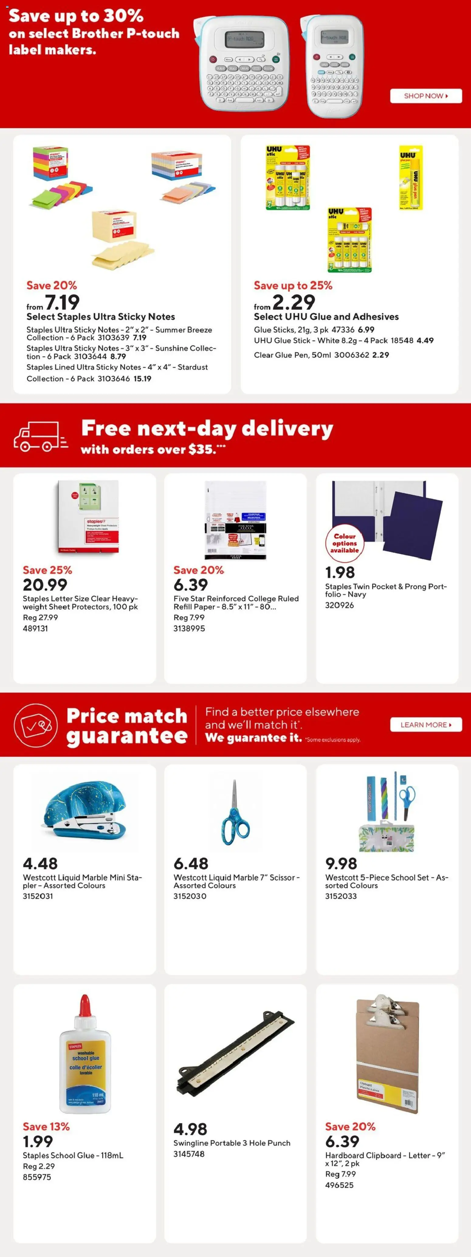 Staples flyer valid from Aug 7, 2026 | Page: 6